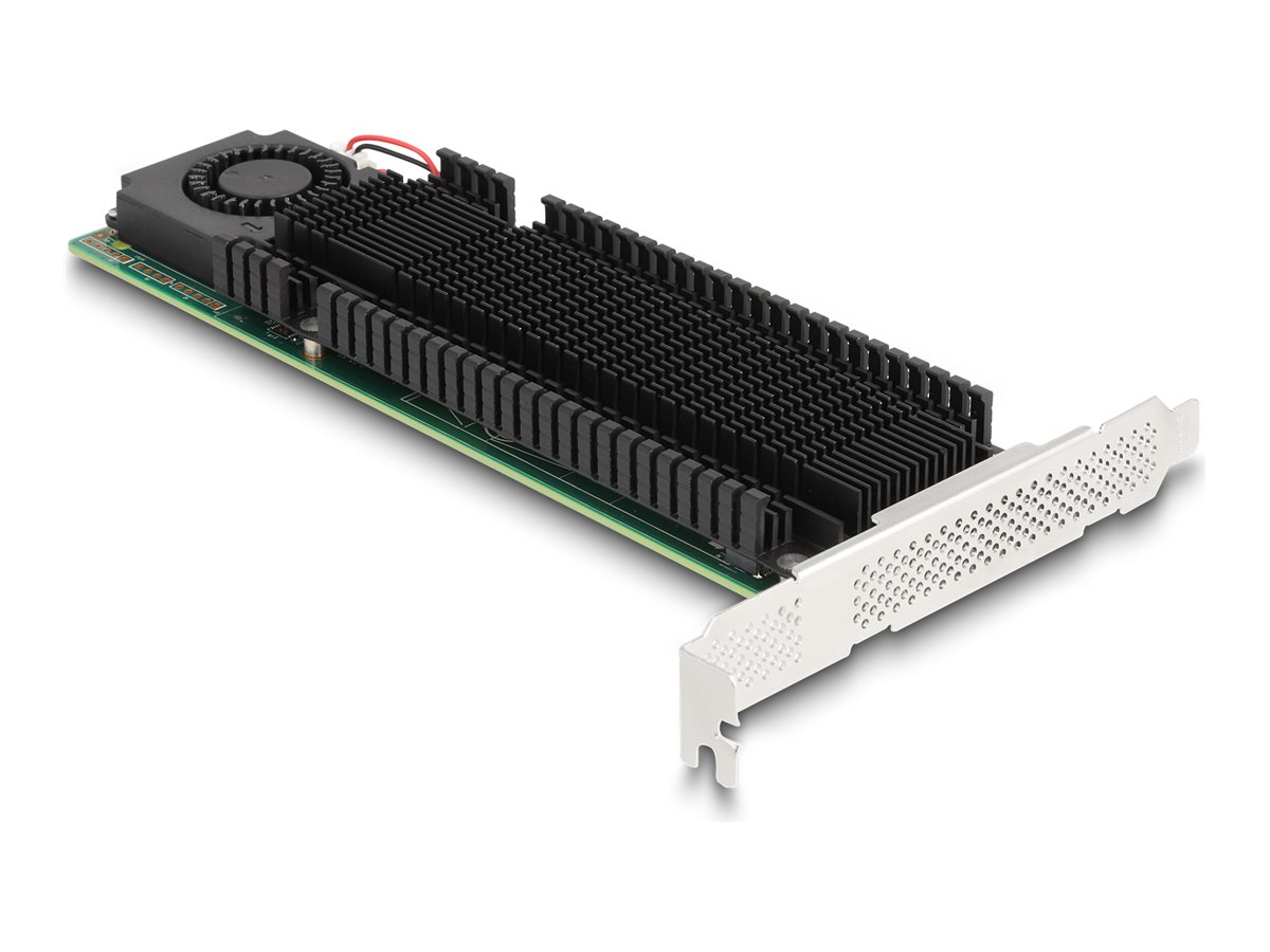 Delock PCI Express 3.0 x8 Karte zu 2x internen NVMe M.2 Key M mit RAID Low Profile (90123)
