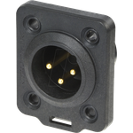 Neutrik NC3MDX-TOP Drahtverbinder XLR Schwarz (NC3MDX-TOP)