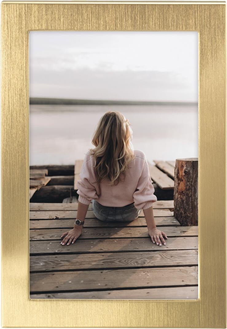 Hama Porträtrahmen Riva, Gold, 13 x 18 cm (00193113)