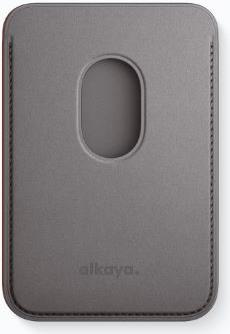 alkaya Cardy MagSafe Card Holder grau (CH-10004)