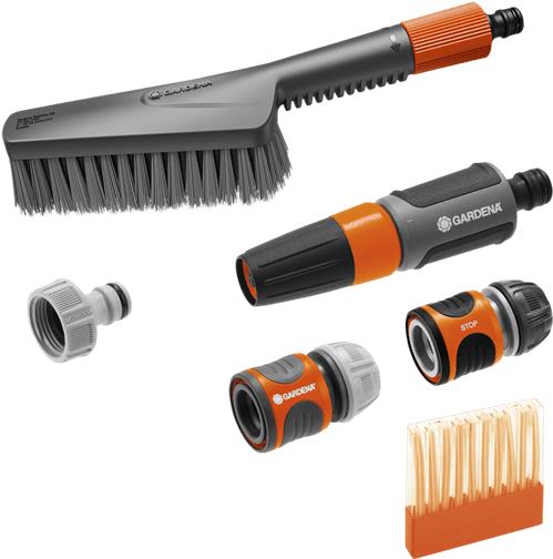 GARDENA Grundausstattung mit Handbürste 18862-20 Combisystem (18862-20)
