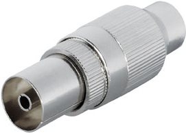 SAT High Quality Koaxkupplung für Kabel bis Ø7,2 mm, Good Connections® (S-AD124)