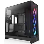 NZXT H9 Flow RGB schwarz matt Tempered Glass x 2 (CM-H92FB-R1)