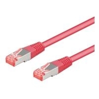 RNS® Patchkabel mit Rastnasenschutz, Cat. 6A, S/FTP, PIMF, halogenfrei, 500MHz, magenta, 10m, Good Connections (8060-H100M)