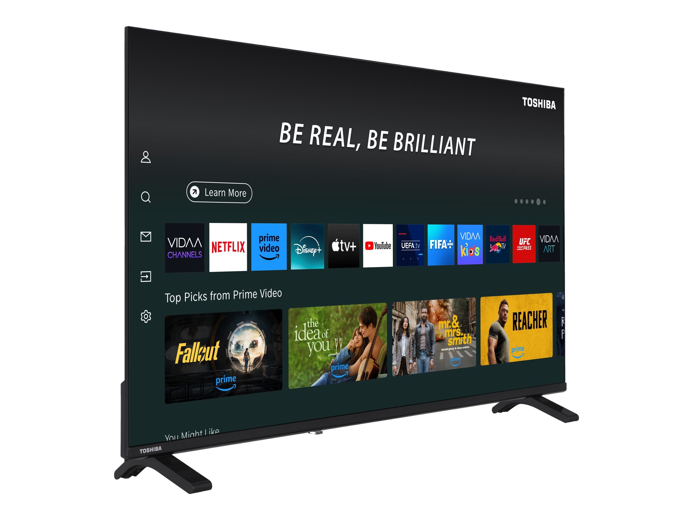 Toshiba UV15 Series 43UV1563DD 43" 4K UHD Smart TV VIDAA HDR Direct LED