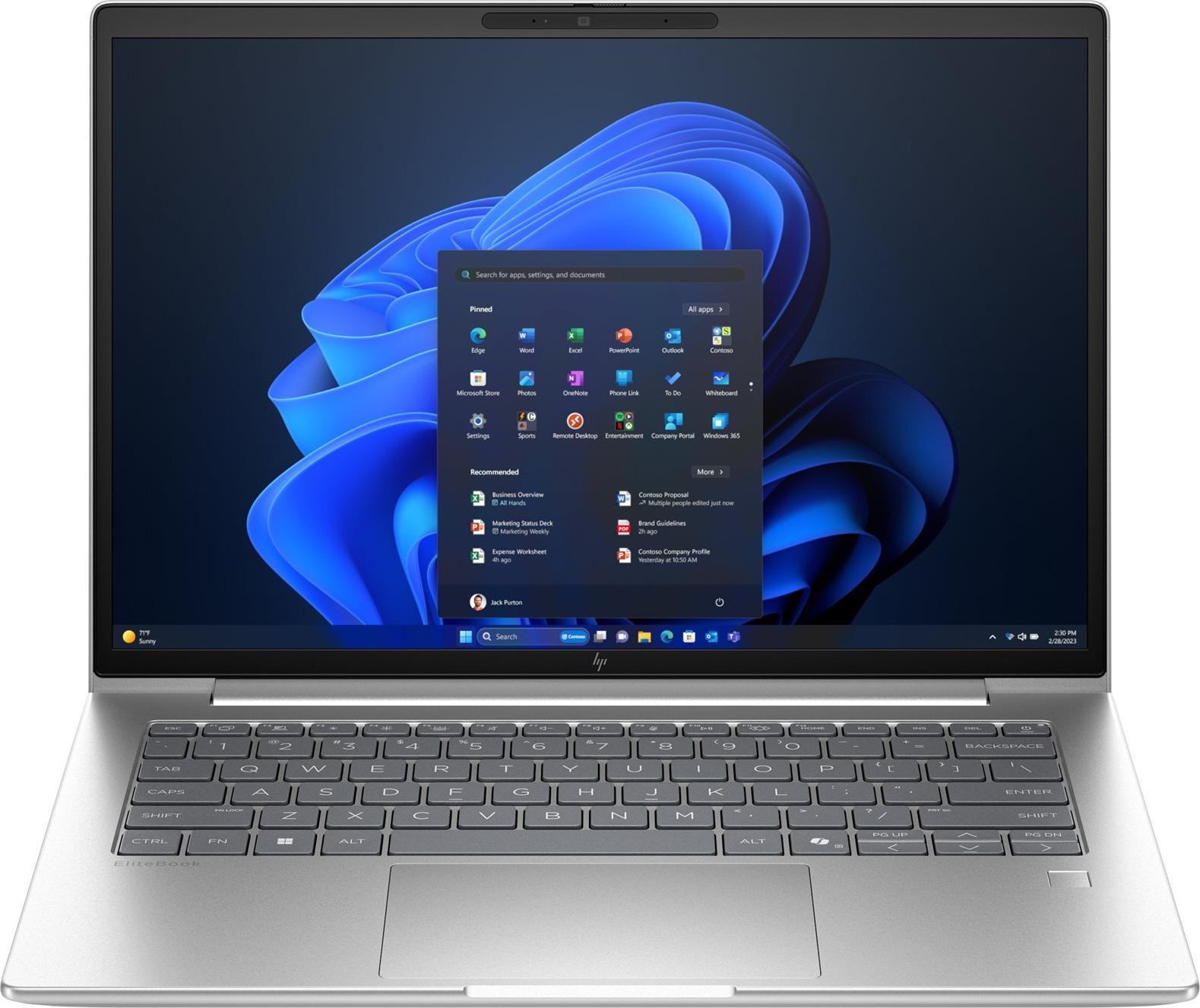 HP EliteBook 6 G1i Notebook AI 14" Intel Core Ultra 7 255U 32 GB RAM 1 TB SSD Hecht-silberfarben