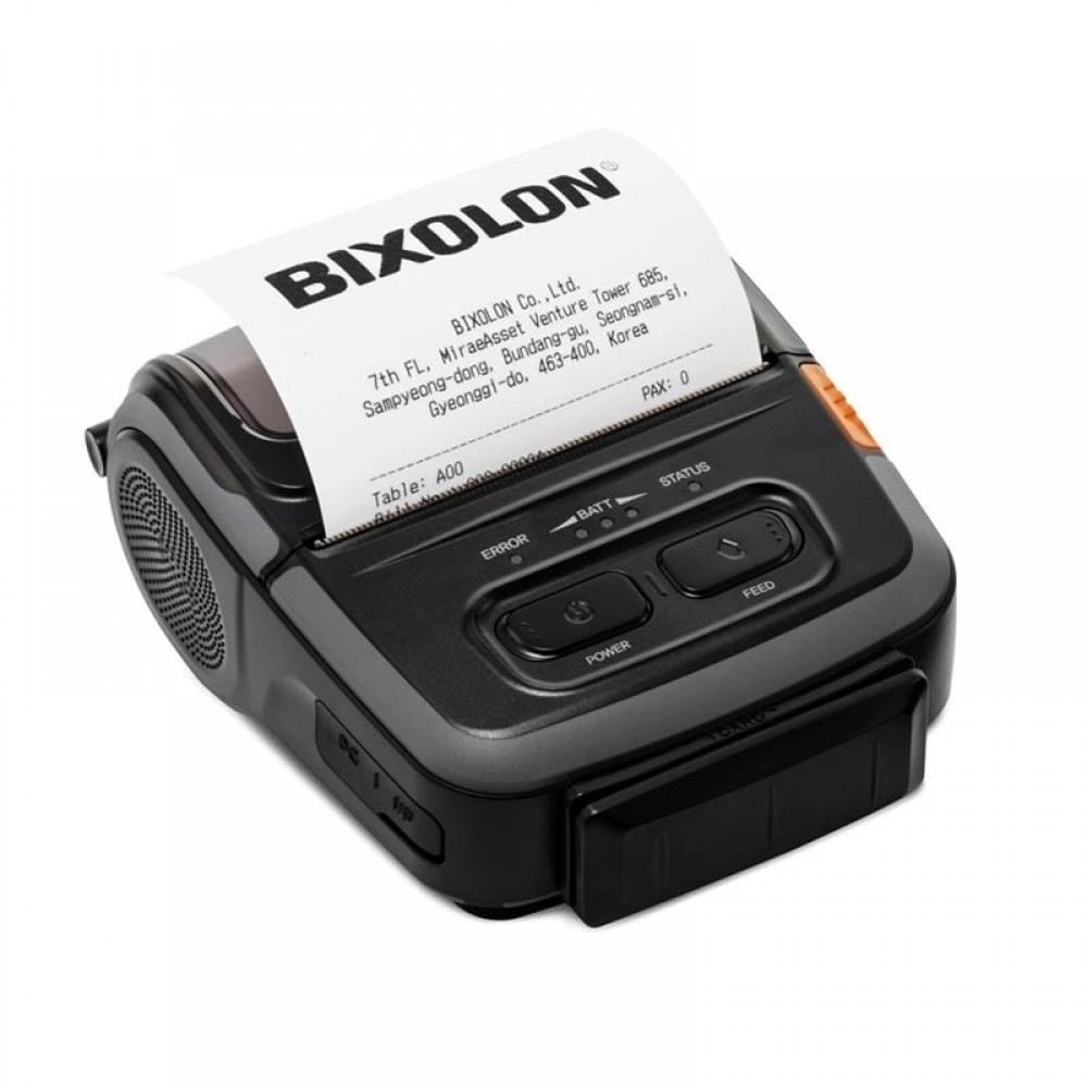 BIXOLON SPP-R310plus Mobiler Belegdrucker Thermodirekt 203 dpi 80 mm USB/Seriell/Bluetooth/WLAN Schwarz