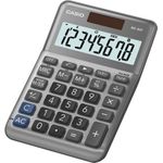 Casio MS-80F Taschenrechner Desktop Einfacher Taschenrechner Grau (MS-80F)