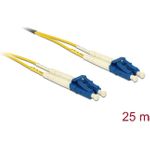 Delock LWL Kabel LC Duplex zu LC Duplex Singlemode OS2 25 m (80158)