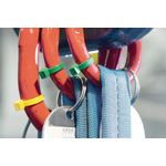 Hellermann Tyton 116-15014. Typ: Kabelbinder mit paralleler Einführung, Material: Polyamid, Produktfarbe: Gelb. Länge (mm): 36,5 cm, Breite: 7,6 mm, Dicke: 1,6 mm. Menge pro Packung: 100 Stück(e) (116-15014)