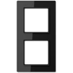 JUNG AC 582 GL SW. Produktfarbe: Schwarz, Markenkompatibilität: JUNG, Material: Glas. Breite: 84 mm, Höhe: 155 mm (AC582GLSW)