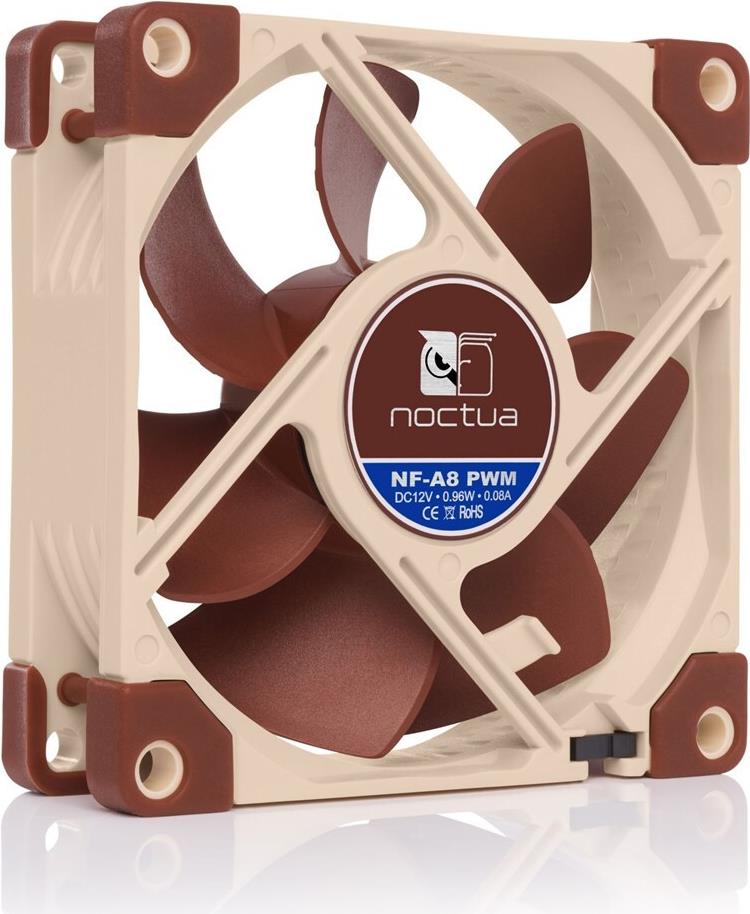 Noctua NF-A8 PWM Gehäuselüfter 80 mm Beige, Braun