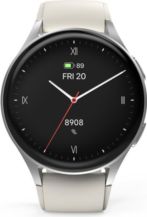 Hama Smartwatch 8900 3,3 cm (1.3") AMOLED 42 mm Digital 466 x 466 Pixel Touchscreen Silber GPS (00178612)