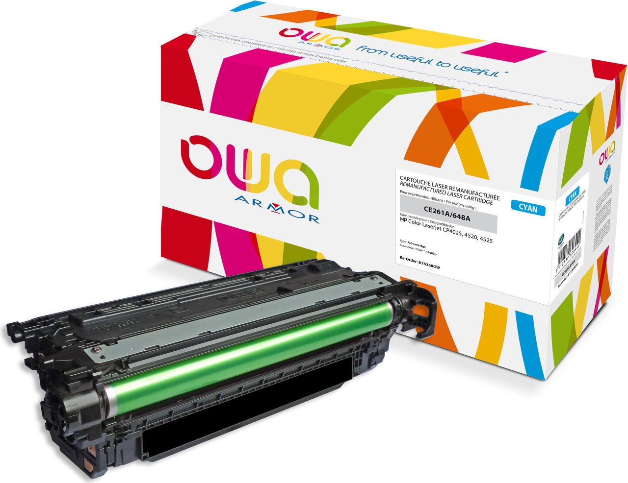 Armor K15368OW Laser cartridge 11000Seiten Cyan Lasertoner / Patrone (K15368OW)