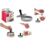 metaltex Hamburgerpresse Burger Chef, Durchmesser: 115 mm Material: Aluminium, PP, zum schnellen und einfachen Formen - 1 Stück (251726000)