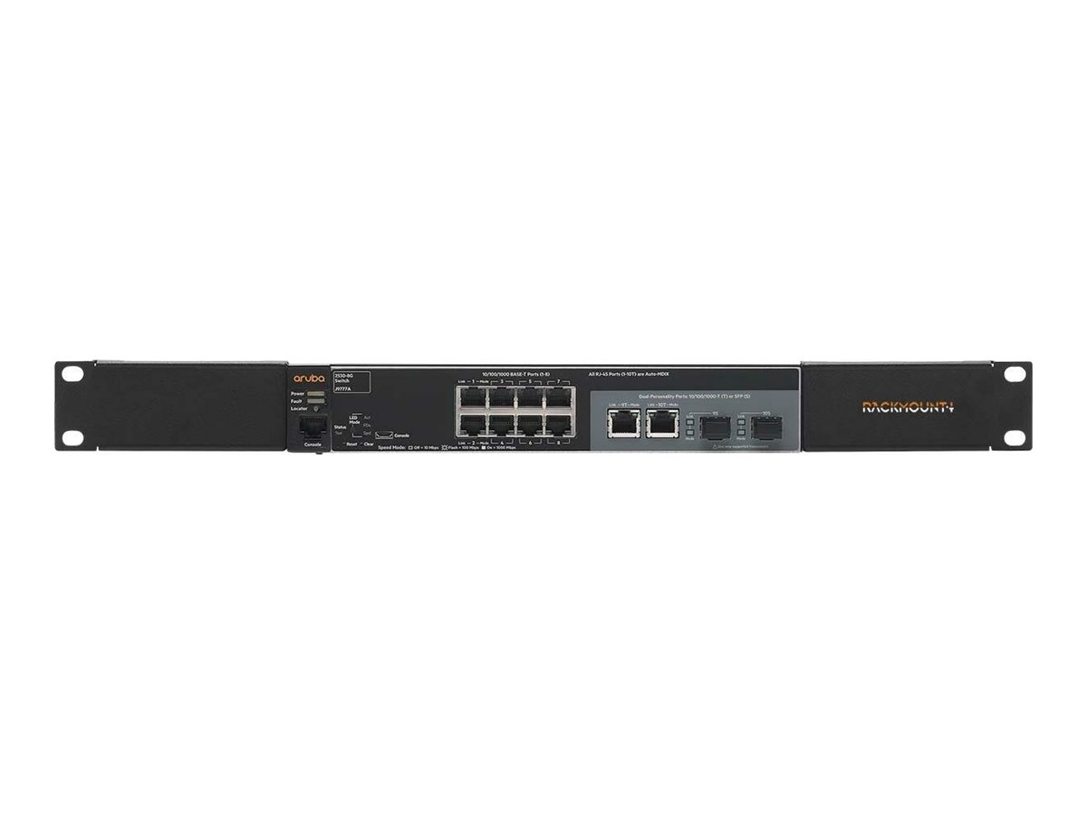Rackmount.IT RM-HP-T1 1U 19" Rackmontageschelle Schwarz