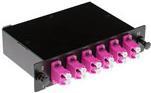 ACT FA2062 - MTP (MPO) - LC - Schwarz - Pink - Weiß - Metall - 1U - 130 mm - 30 mm (FA2062)