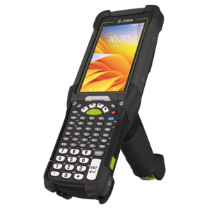 Zebra MC9400, Cold Storage, 2D, SE58, Func. Num., Gun, BT, WLAN, NFC, Android, GMS Mobiles Datenerfassungsgerät, 2D, Imager (SE5800), Bildschirmdiagonale: 10,9cm (4.3"), Tastenfeld (Anzahl Tasten 34 keys, Functional Numeric), beheiztes Display, Pistolengriff, Vibration, Bluetooth, WLAN (Wi-Fi 6E), NFC, Micro SD-Slot, Qualcomm Octa Core, 2,4GHz, RAM: 6GB, Flash: 128GB, Android, inkl.: Google Mobile Services, Akku, 5000mAh, Schutzart: IP65, IP68 (MC9401-0G1M6BCS-A6)