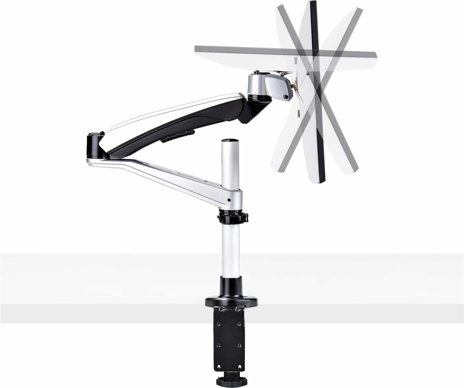 StarTech.com Monitor Desk Mount, VESA 75x75/100x100, 27/30-inch Screens (1MP1ACG-MONITOR-ARM)