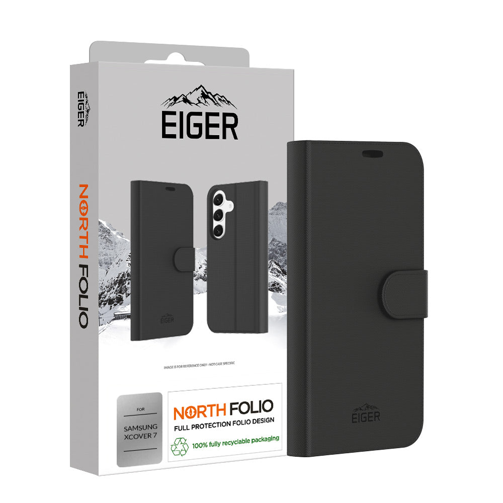 Eiger North Folio Case für Samsung Galaxy Xcover 7 6,6" Schwarz
