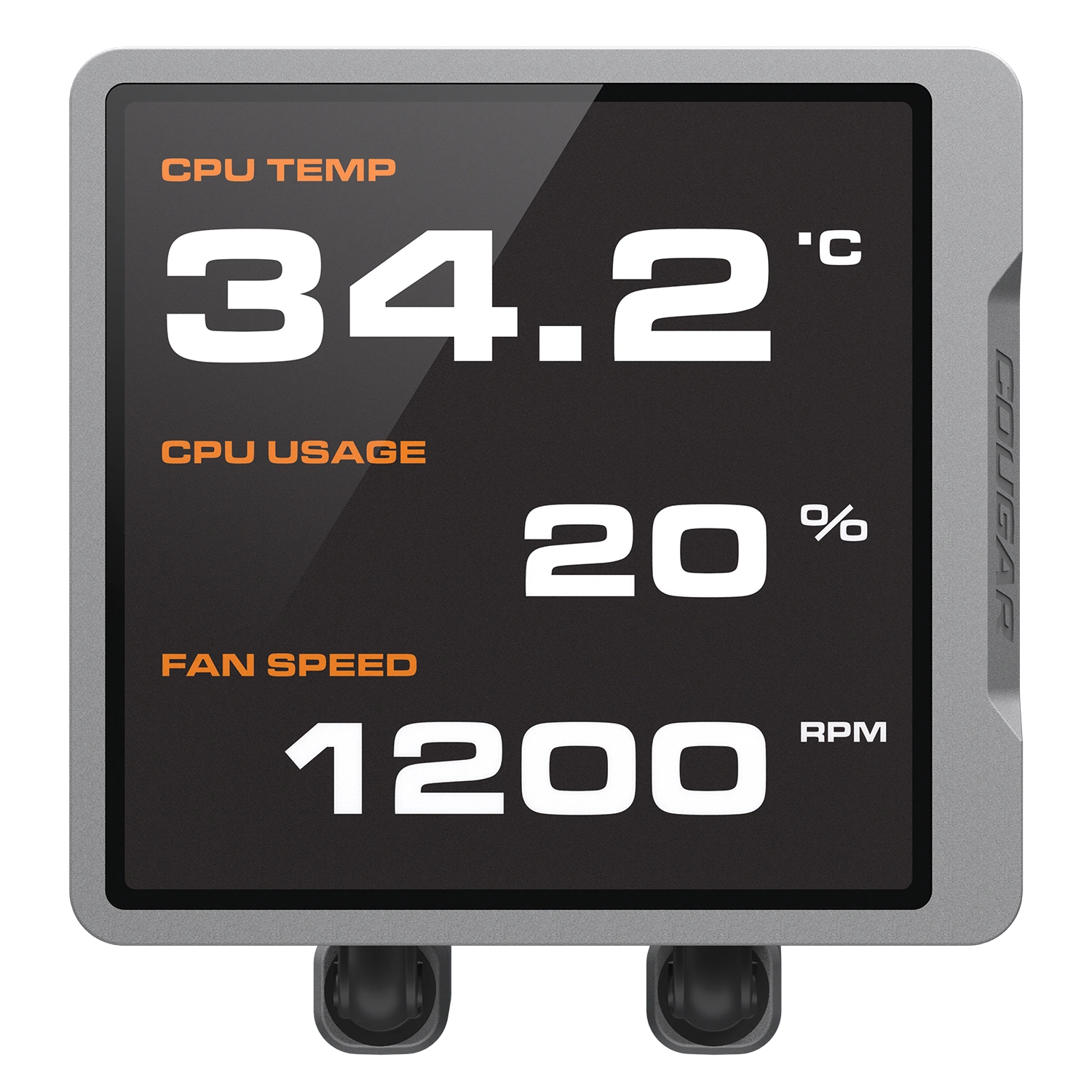 Cougar Poseidon Vistek Pro 360 ARGB All-in-One-Flüssigkeitskühler Schwarz