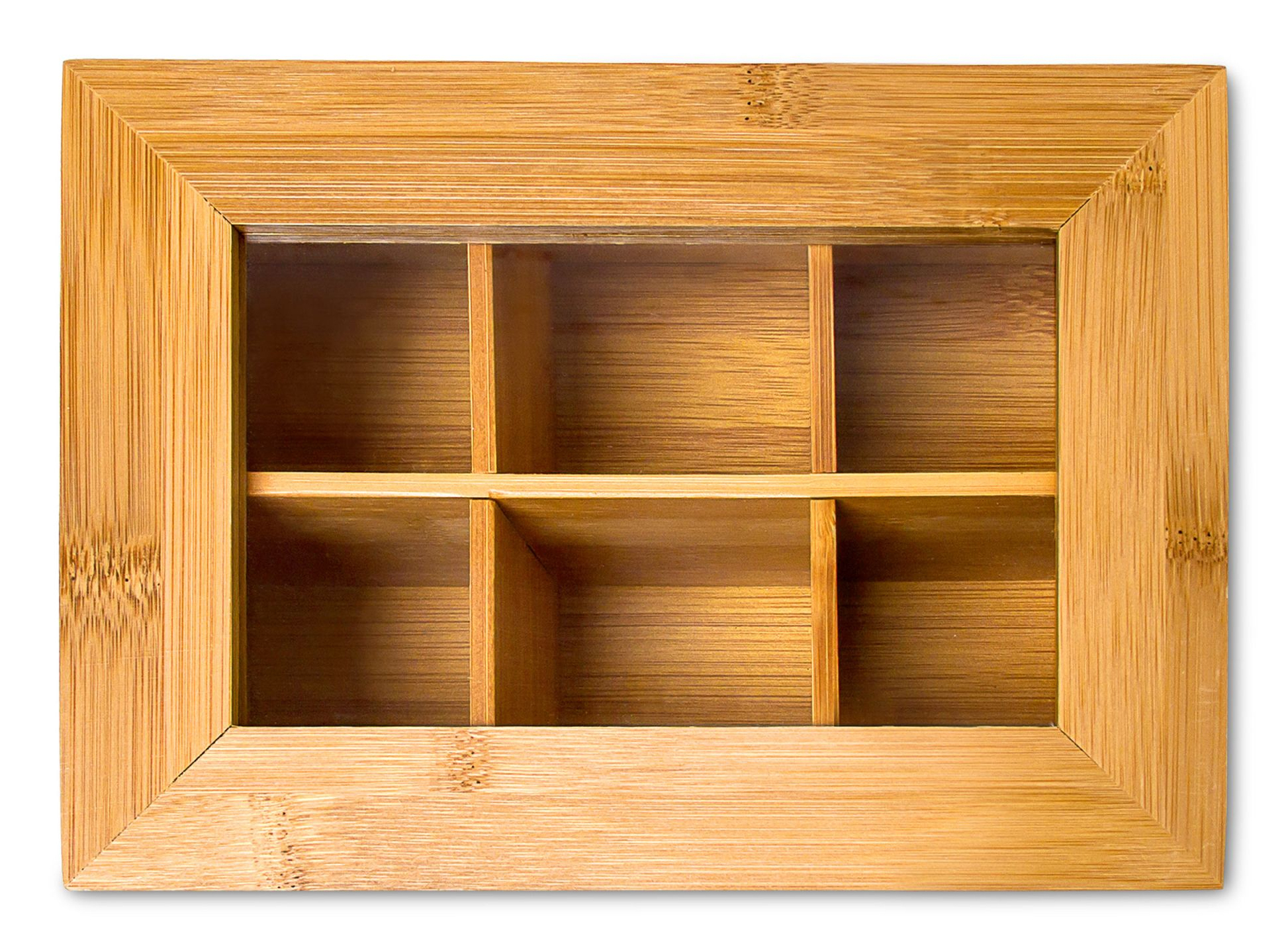 Relaxdays Teebox Braun Kunststoff/Holz 210 × 160 × 90 mm