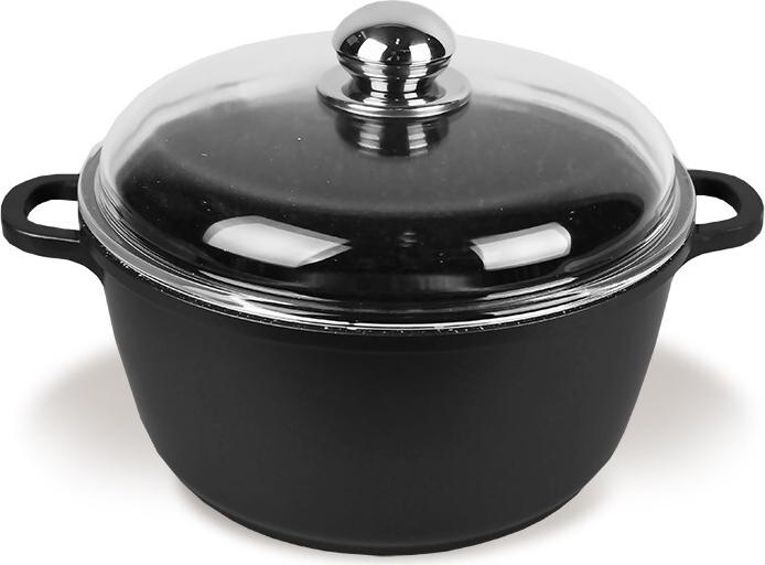 Maestro MR-4616C Topf mit Deckel 16 cm 1 l Schwarz (MR-4616C)