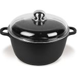 Maestro MR-4616C Topf mit Deckel 16 cm 1 l Schwarz (MR-4616C)