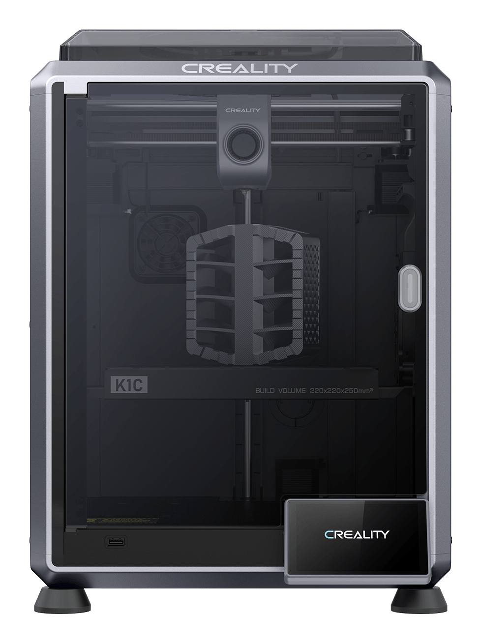 Creality K1C 3D-Drucker FDM 220x220x250 mm WLAN 600 mm/s Touchscreen Schwarz