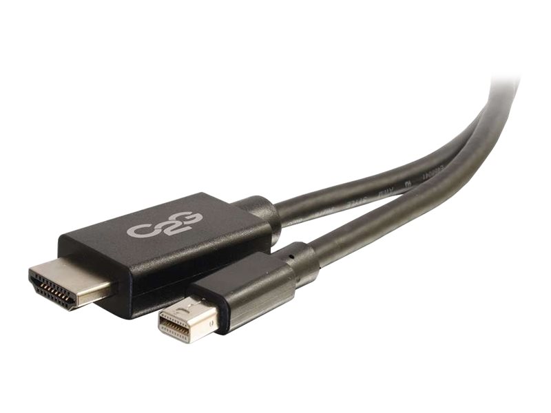 C2G Mini DisplayPort auf HDMI Adapterkabel 1,83 m Schwarz