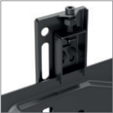 HAGOR BL Superslim 400 Wandhalterung starr für 32"-55" VESA 400x400 mm Schwarz