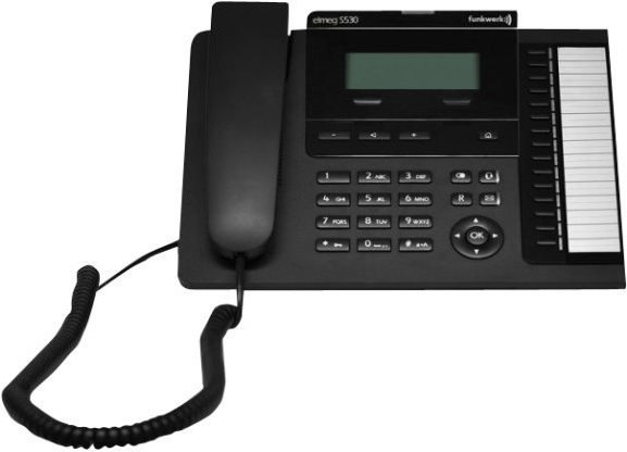 Elmeg ISDN-System-Telefon S530, schwarz (5510000222)