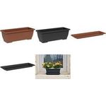 tera Untersetzer "Nara", Breite: 400 mm, anthrazit aus recyceltem Kunststoff, robust und stabil, - 1 Stück (33151040005)