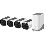 EUFY Cam E40 4-Cam Kit HomeBase S380 and Solar Panel (E8144327)