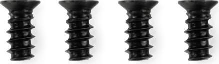 Alphacool Lüfterschrauben 4 Stück 5x10mm schwarz (10325)