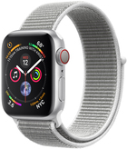 Apple Watch S4 Alu 40mm Cellular Silber (Sport Loop Muschel) (MTVC2FD/A)