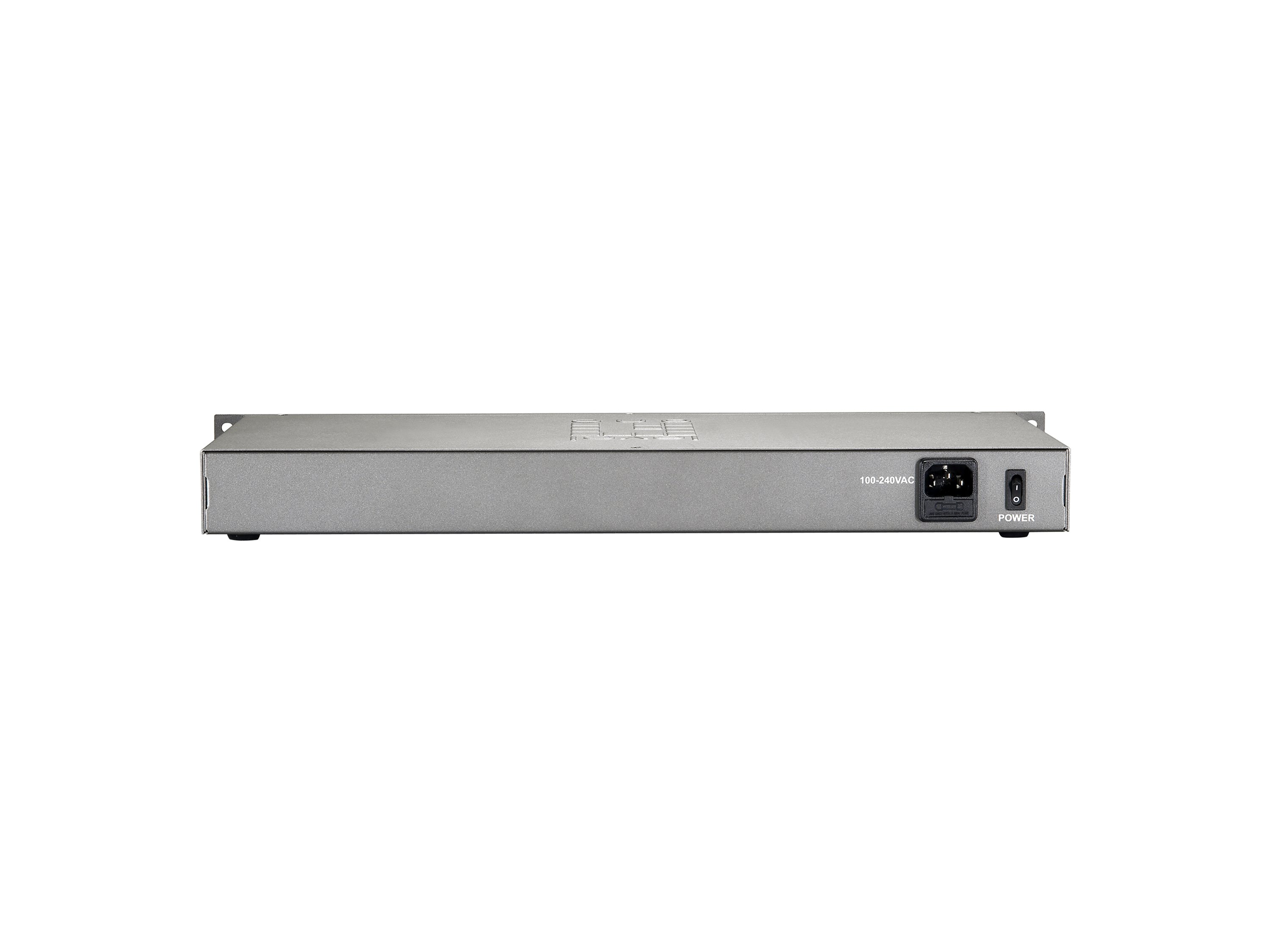 LevelOne FEP-1612 16-Port Fast Ethernet PoE+ Switch 480W Grau