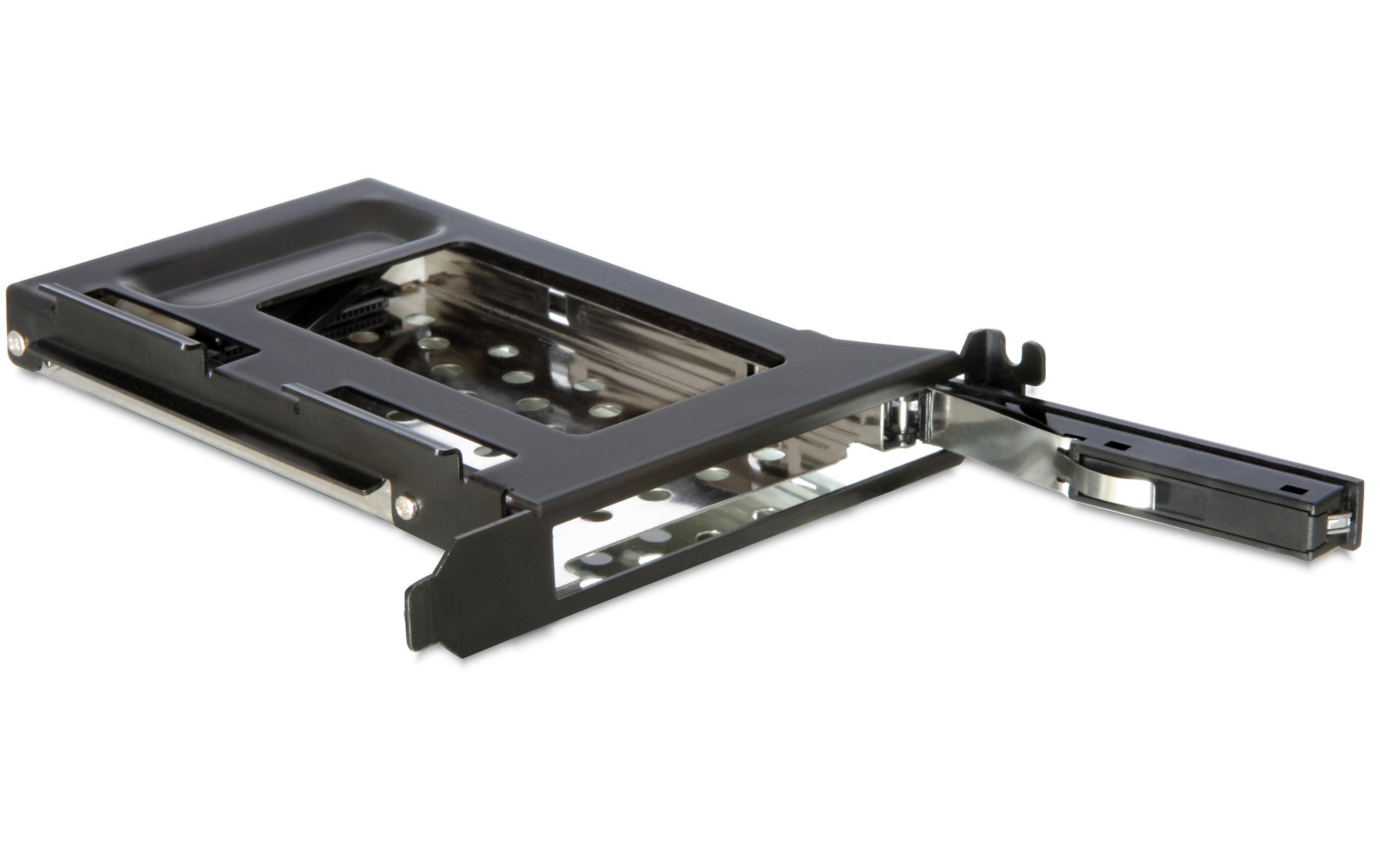 Delock Mobiles Speicher-Rack 2.5" Schwarz