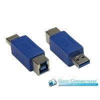 Alcasa USB-AD33 USB A USB B Schnittstellenkabeladapter (USB-AD33)