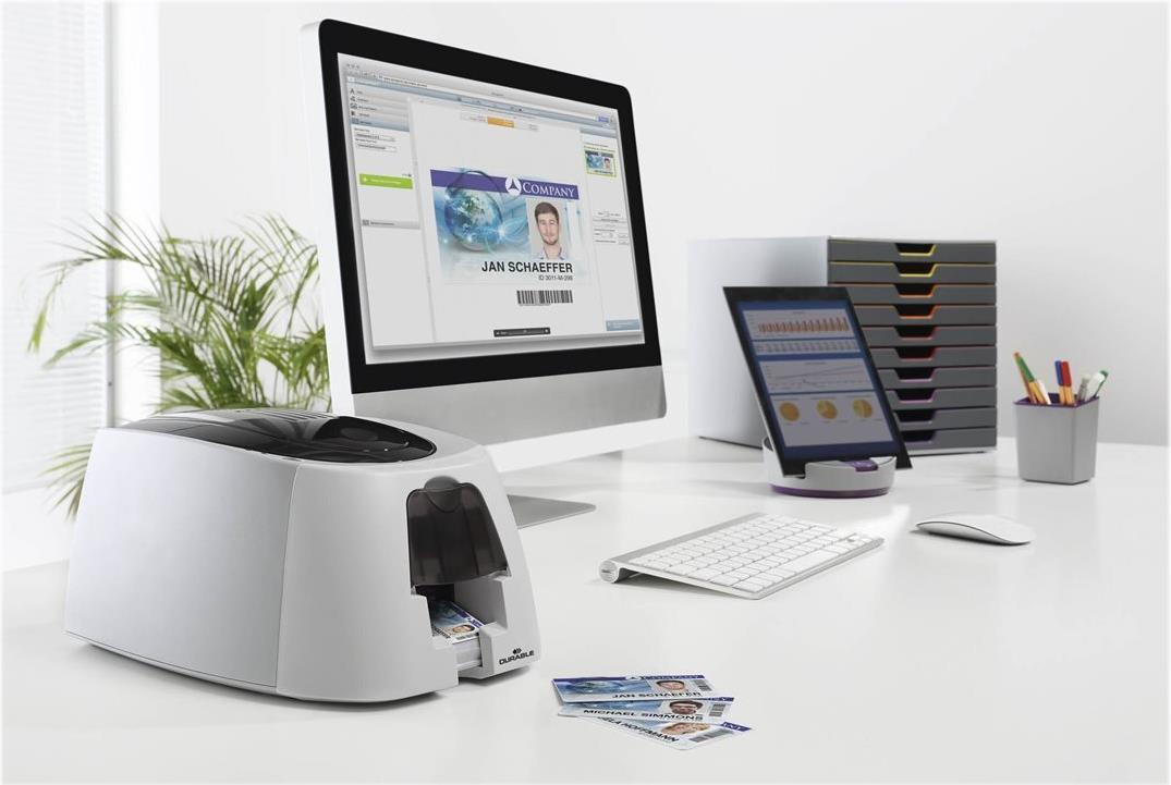 DURABLE DURACARD ID 300 Kartendrucker Thermosublimation 260 x 300 dpi USB 2.0