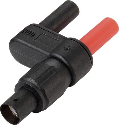 Voltcraft MSC-120 Adapterstecker BNC-Buchse - Stecker 4 mm gerade isoliert (VC-17155650)