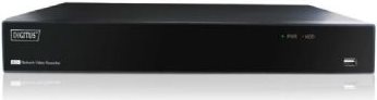 DIGITUS Plug&View NVR 4 Kanal Netzwerk-Videorekorder Full HD Übertragung 1TB 4 Kanal 720P Aufnahme und Live Ansicht (DN-16150_1)
