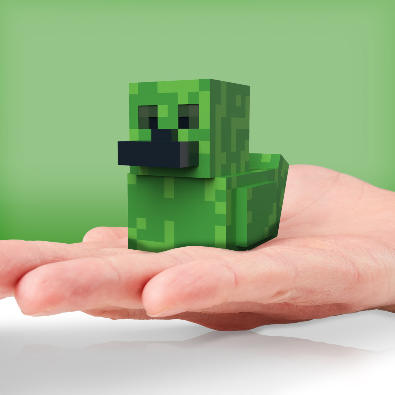 TUBBZ Sammelente MINI Minecraft Creeper 5 cm Schwarz, Grün, Hellgrün