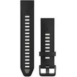 Garmin QuickFit-Armband 20 mm Silikon Schwarz/Kieselgrau (010-13391-00)