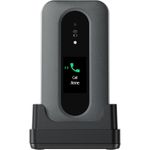 Doro Leva L30 4G, Großtastenklapphandy, graphit-weiß (380590)