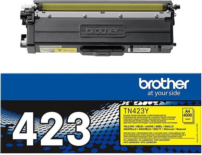 Brother TN-423Y Tonerpatrone Gelb Jumbo Yield 4.000 Seiten