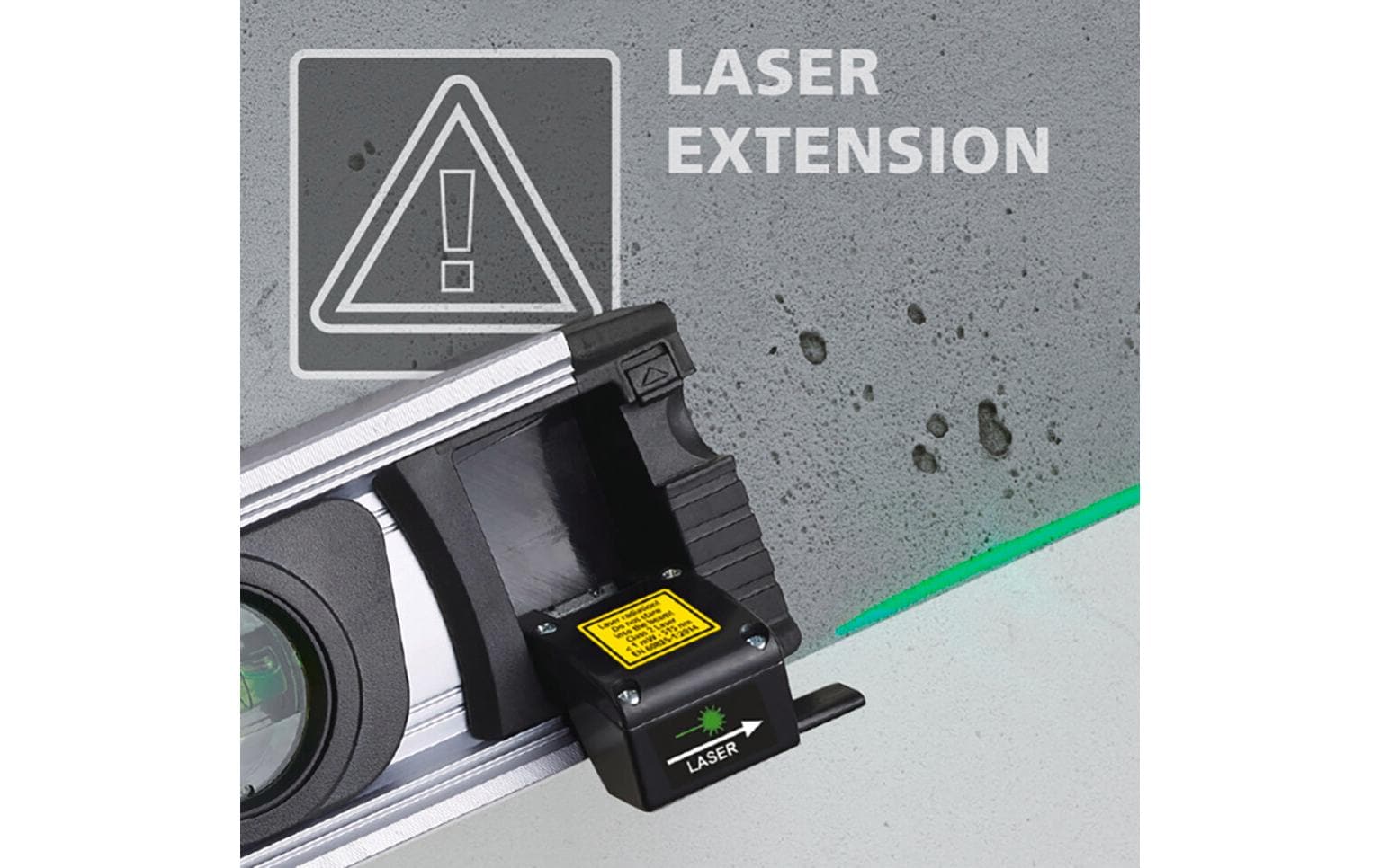 Laserliner DigiLevel Laser G40 Digitale Wasserwaage 400 mm Grau