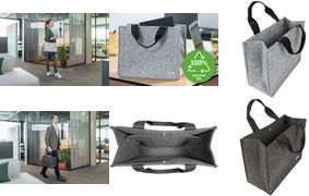 Sigel Notebooktasche Desk Sharing Bag Basic M Dunkelgrau 15.4 (BA432)