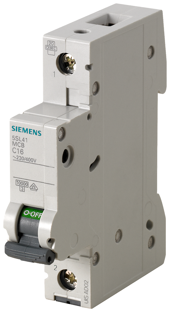 Siemens 5SL4106-6 Miniature circuit breaker B-type 1P Stromunterbrecher (5SL4106-6)