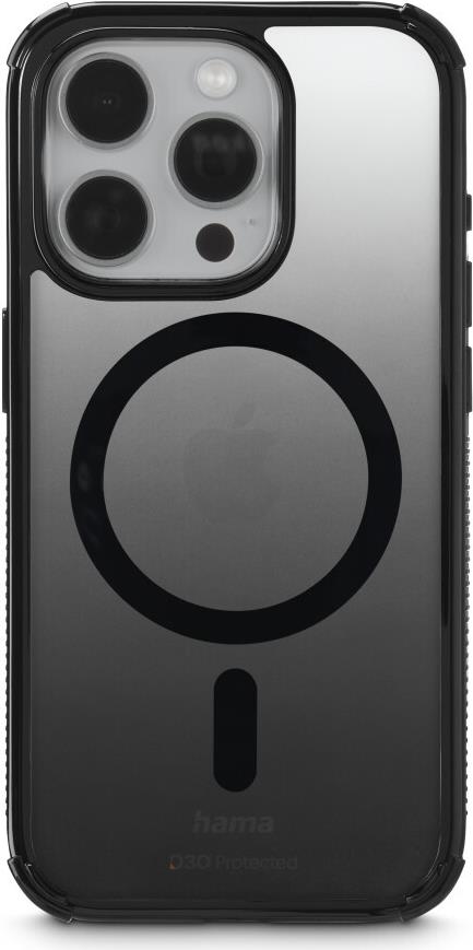 Hama Handyhülle MagCase Extreme Protect für Apple iPhone 15 Pro, Schwarz (00137938)